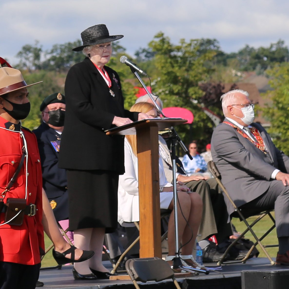 Lieutenant Governor at Bravery Park Opening